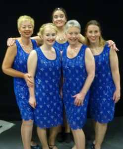 Our five lovely new members at their first convention